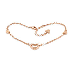 Heart Anklet Rose Gold (SS)