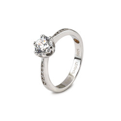 Beauty Dia White Ring...
